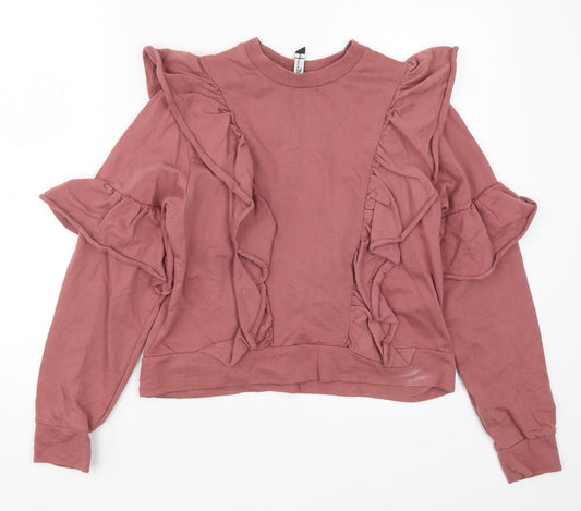 Influence Womens Pink   Pullover Sweatshirt Size 8