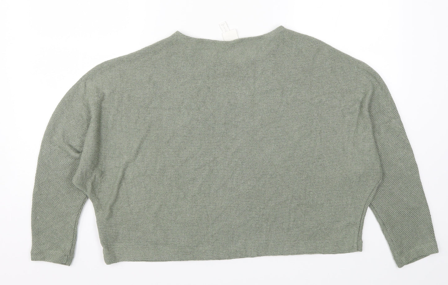 H&M Womens Green  Knit Pullover Jumper Size M