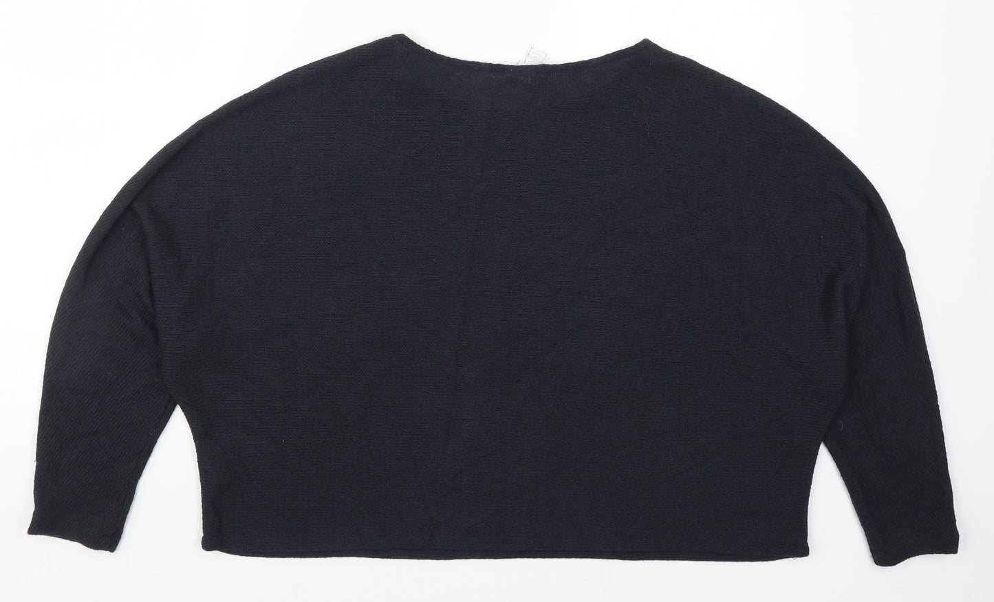 H&M Womens Blue  Knit Pullover Jumper Size L