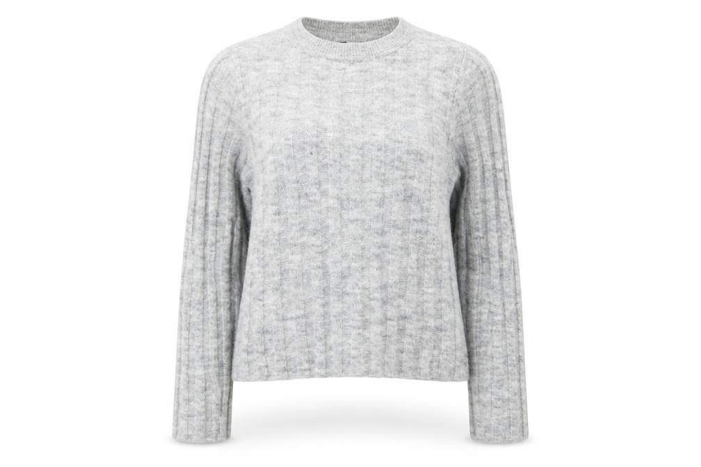 H&M Womens Grey  Knit Pullover Jumper Size XS