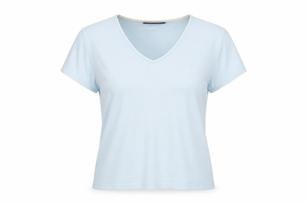 Olympus Womens Blue   Basic T-Shirt Size 12