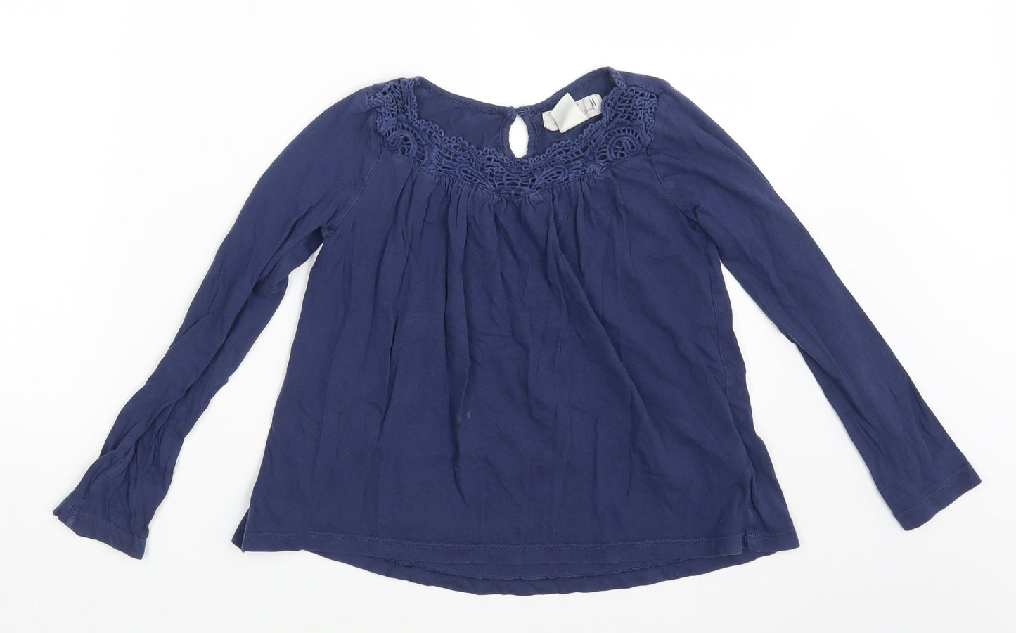 L.O.G.G  Girls Blue   Basic T-Shirt Size 6-7 Years