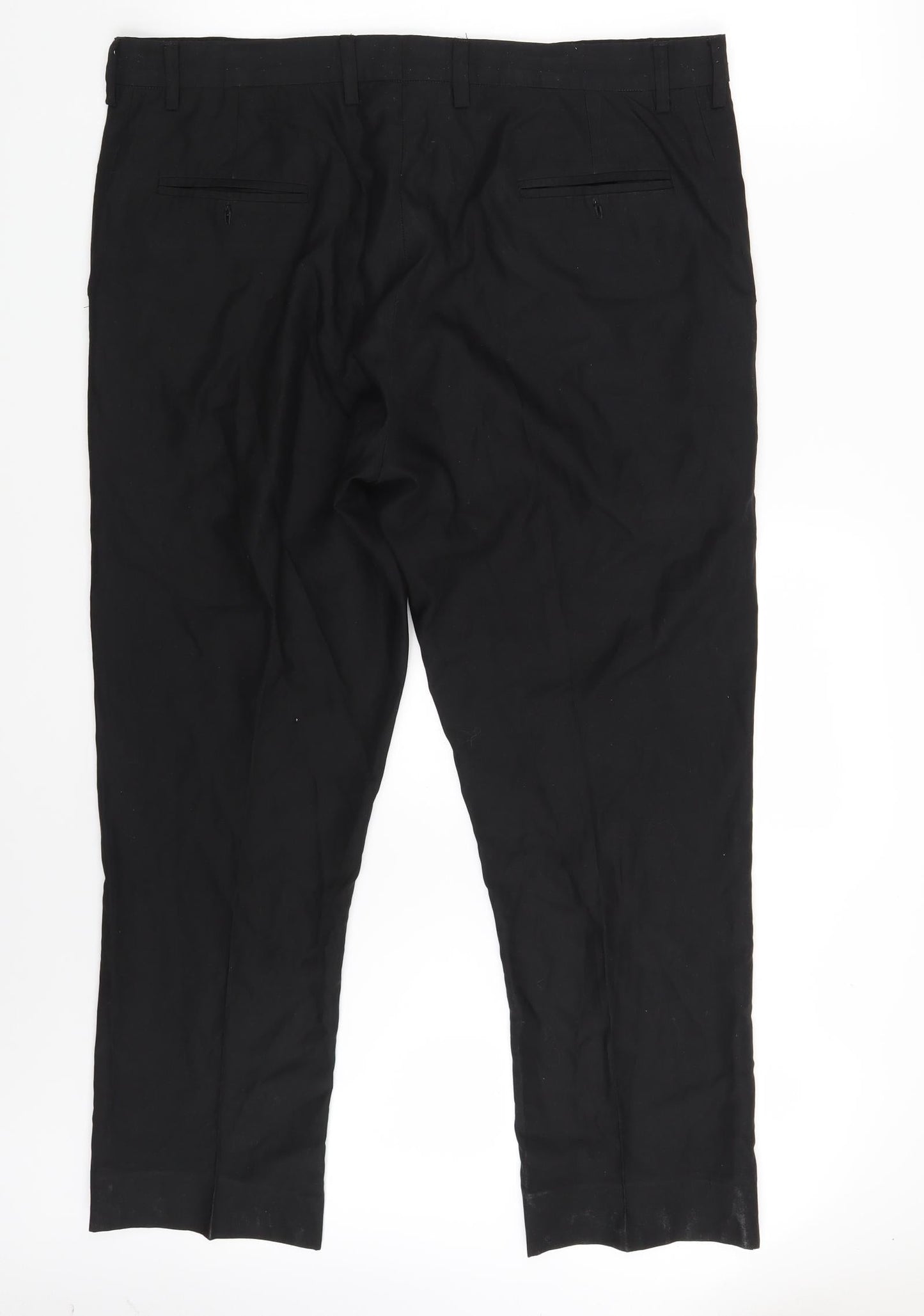 Preworn Womens Black   Trousers  Size 38 in L28 in
