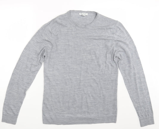 Cedar Wood State Mens Grey   Pullover Sweatshirt Size L