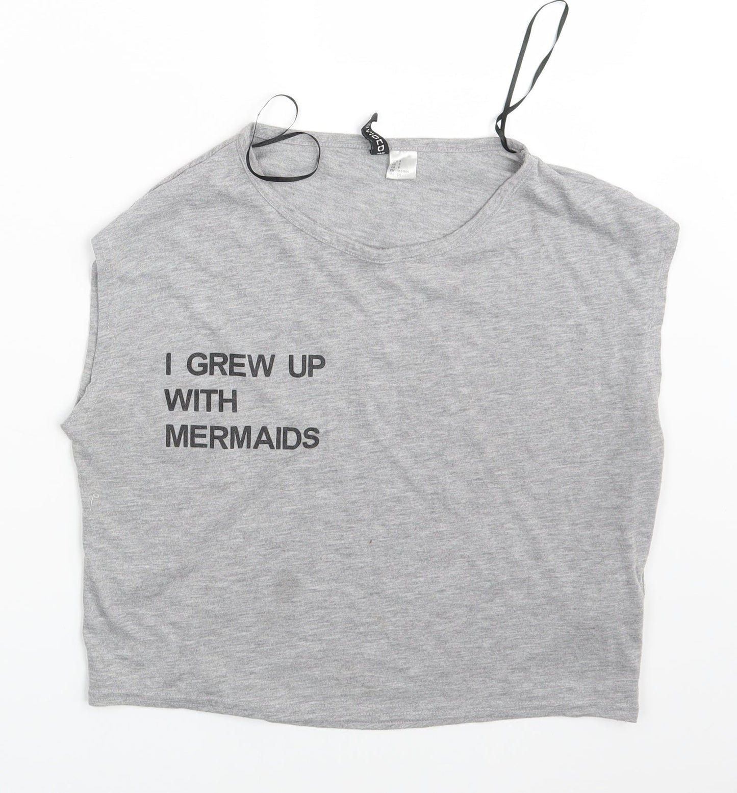 H&M Womens Grey   Basic T-Shirt Size S