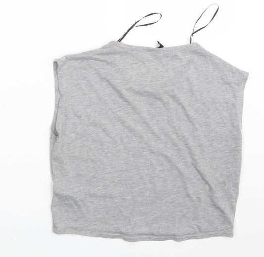 H&M Womens Grey   Basic T-Shirt Size S