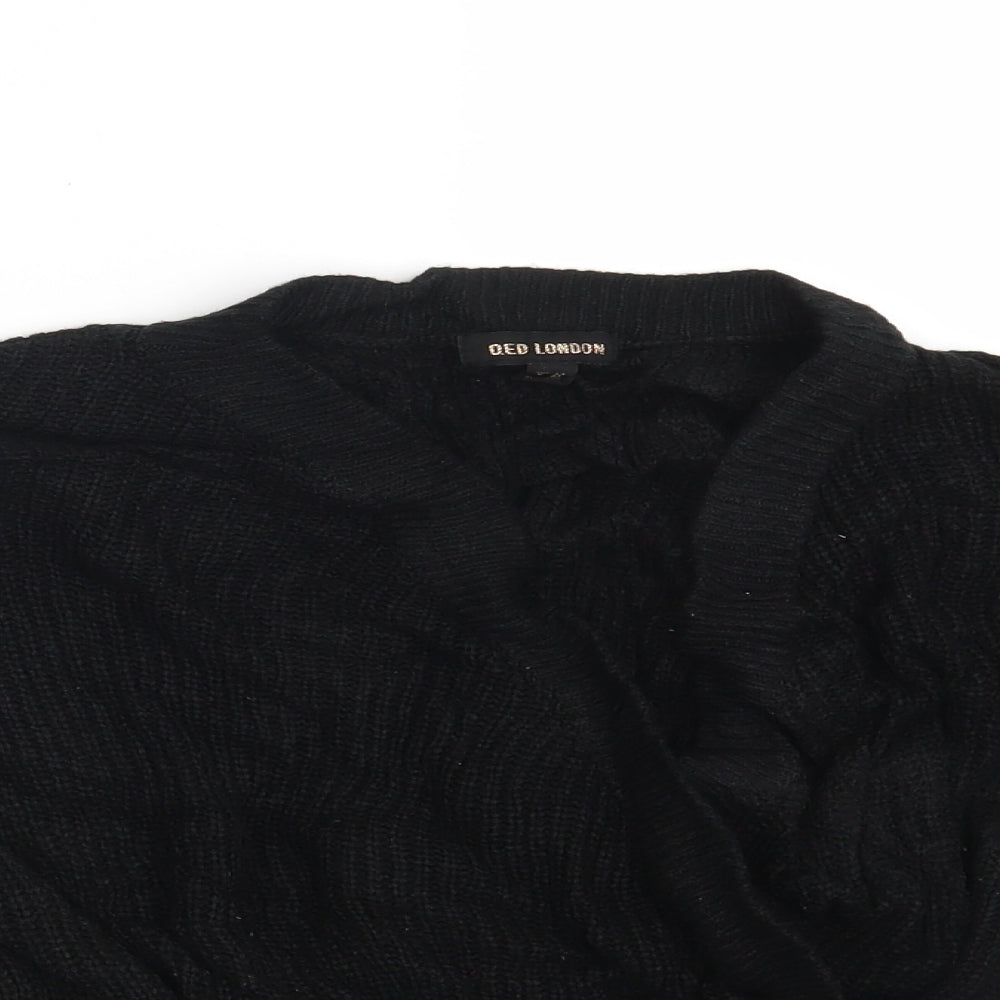 QED London Womens Black   Pullover Jumper Size M