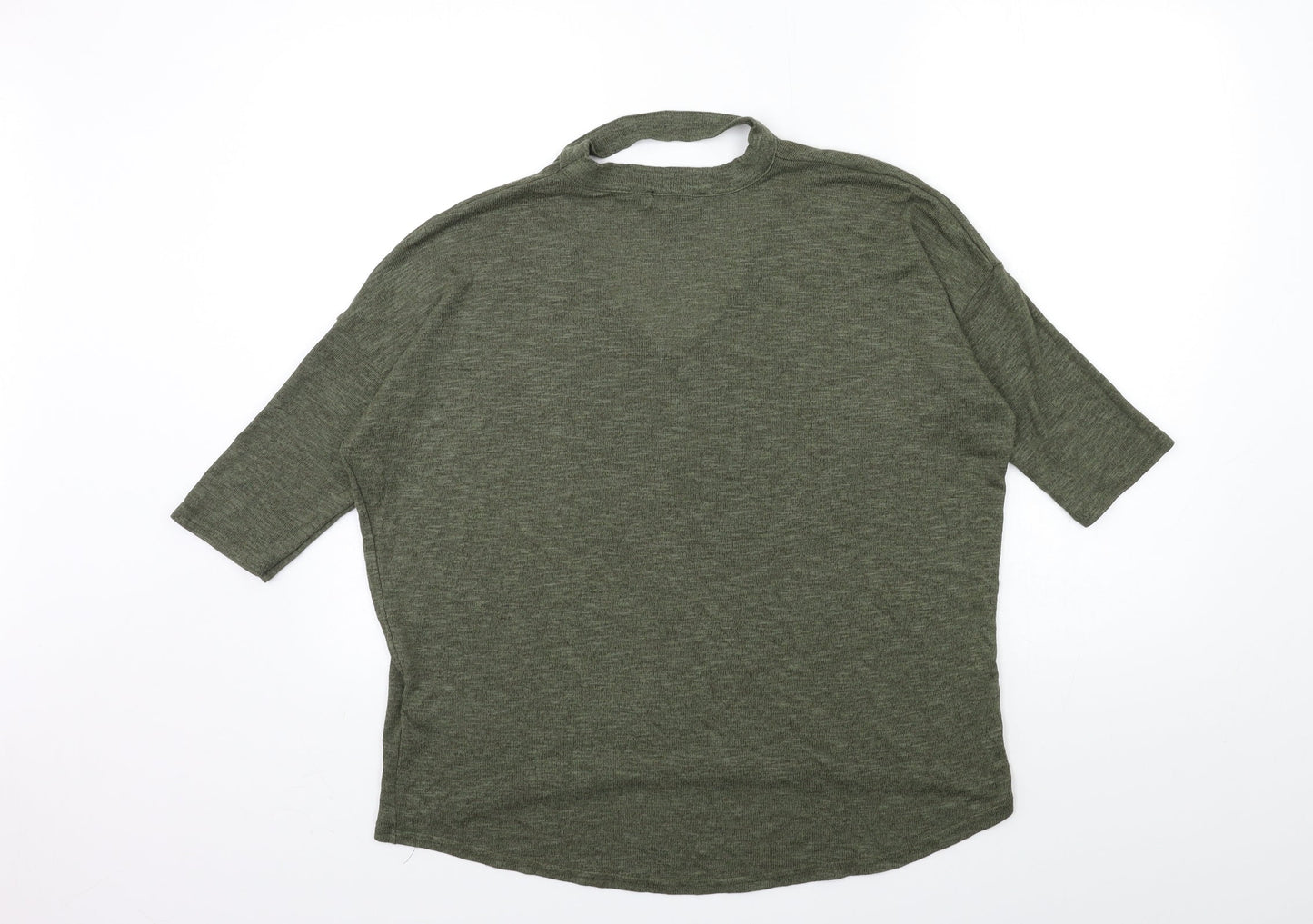 New Look Womens Green  Knit Pullover Jumper Size M