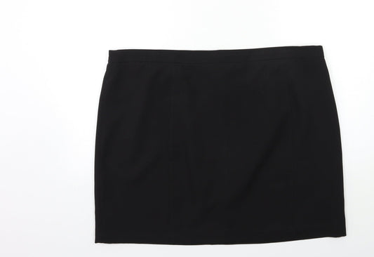tailored to you Womens Black   Mini Skirt Size 42 in