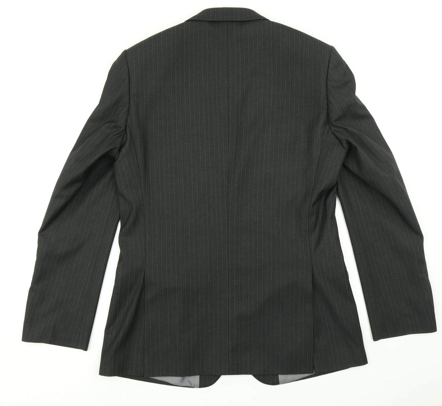 Burton Mens Black Striped  Jacket Blazer Size 42