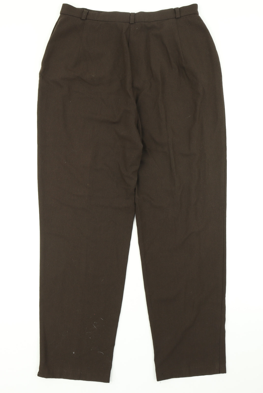 Marks & Spencer Womens Brown   Dress Pants Trousers Size 14 L27 in
