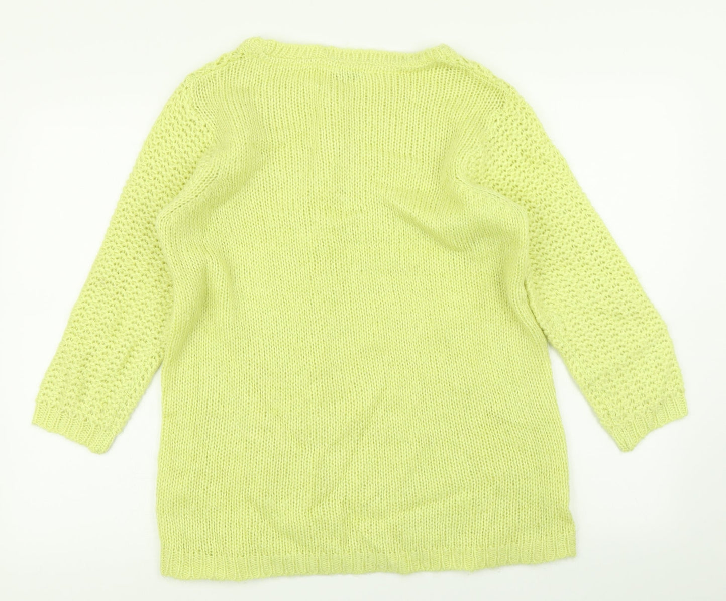 BHS Womens Yellow  Knit Pullover Jumper Size 14