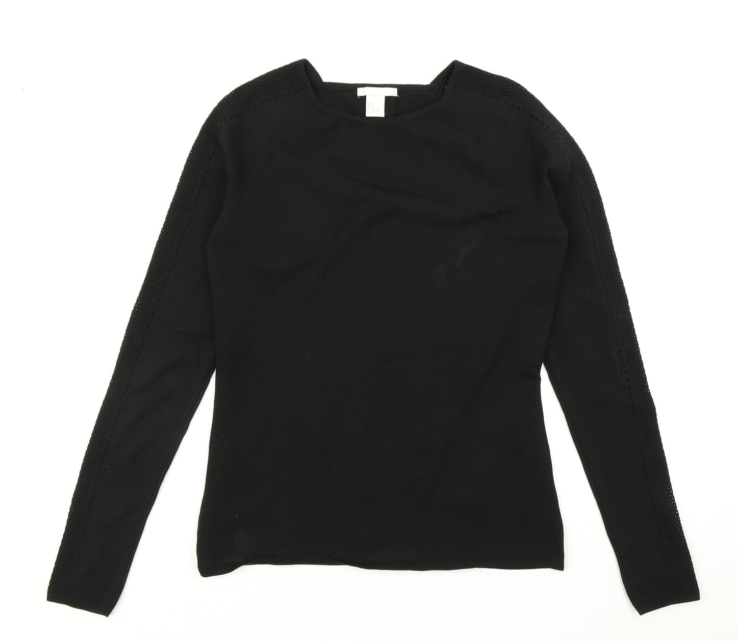 H&M Womens Black   Basic T-Shirt Size M