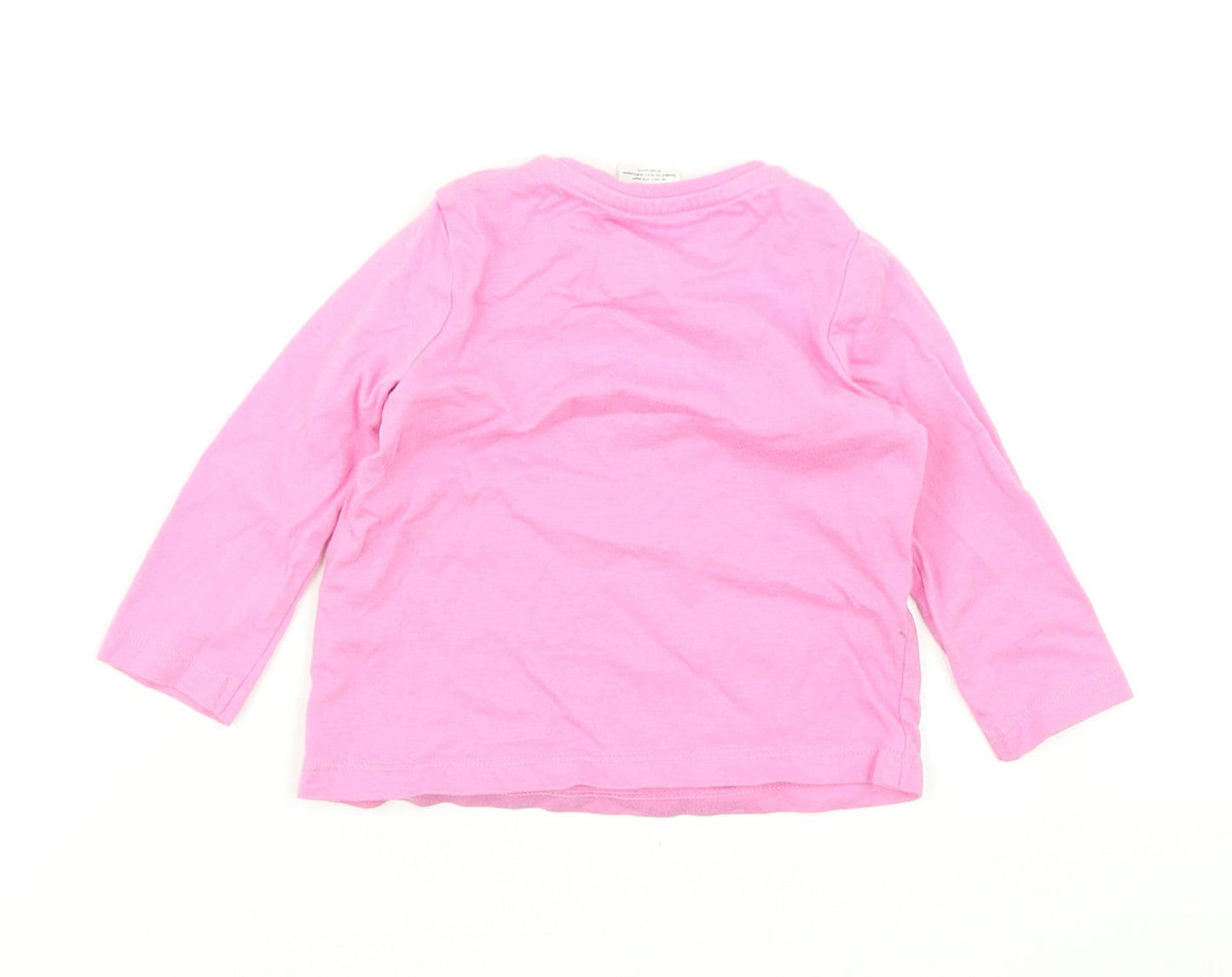 Mr Men Girls Pink   Basic T-Shirt Size 3-6 Months  - Little Miss Chatterbox