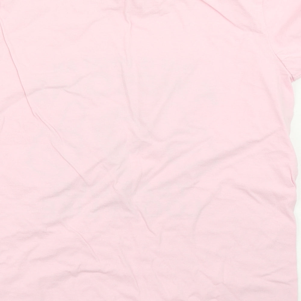 Gildan Girls Pink   Basic T-Shirt Size 9-10 Years