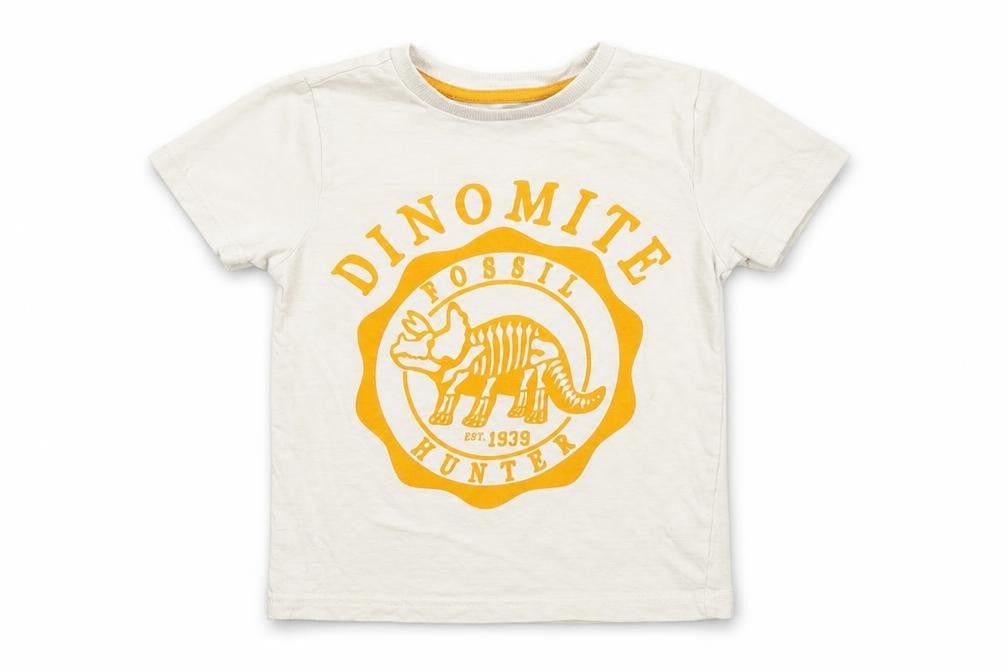 F&F Boys White   Basic T-Shirt Size 4-5 Years