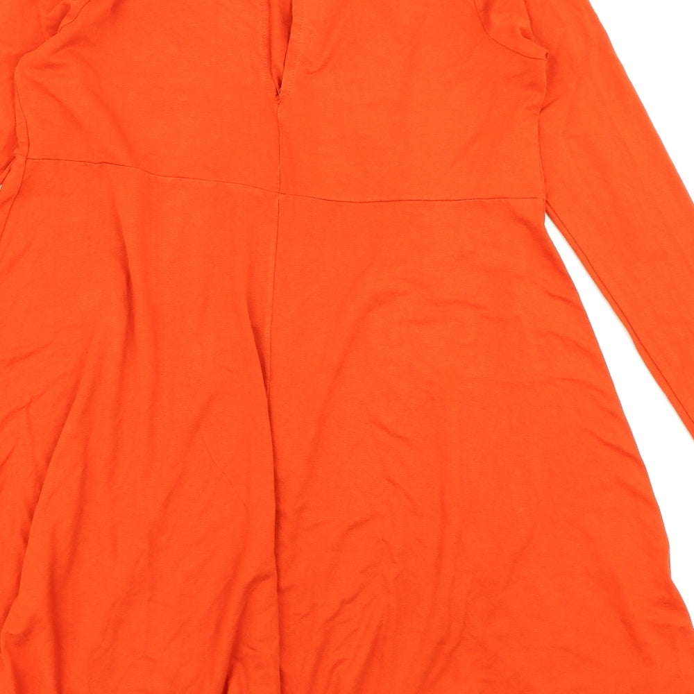 ASOS Womens Orange   Fit & Flare  Size 12