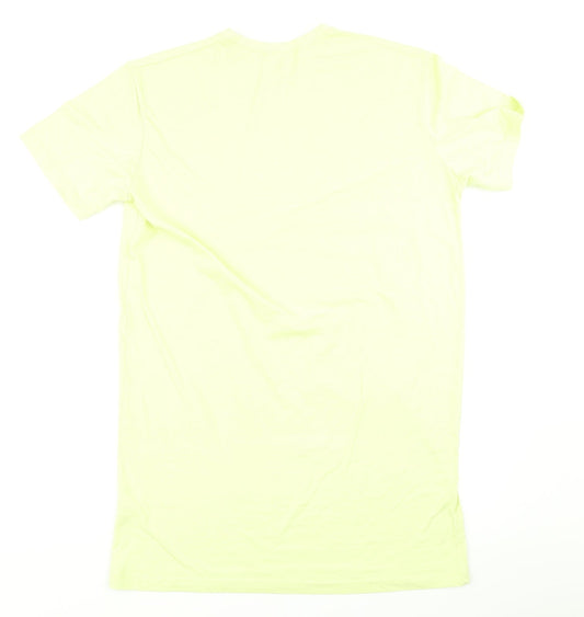 Missguided Womens Yellow   T-Shirt Dress  Size 12