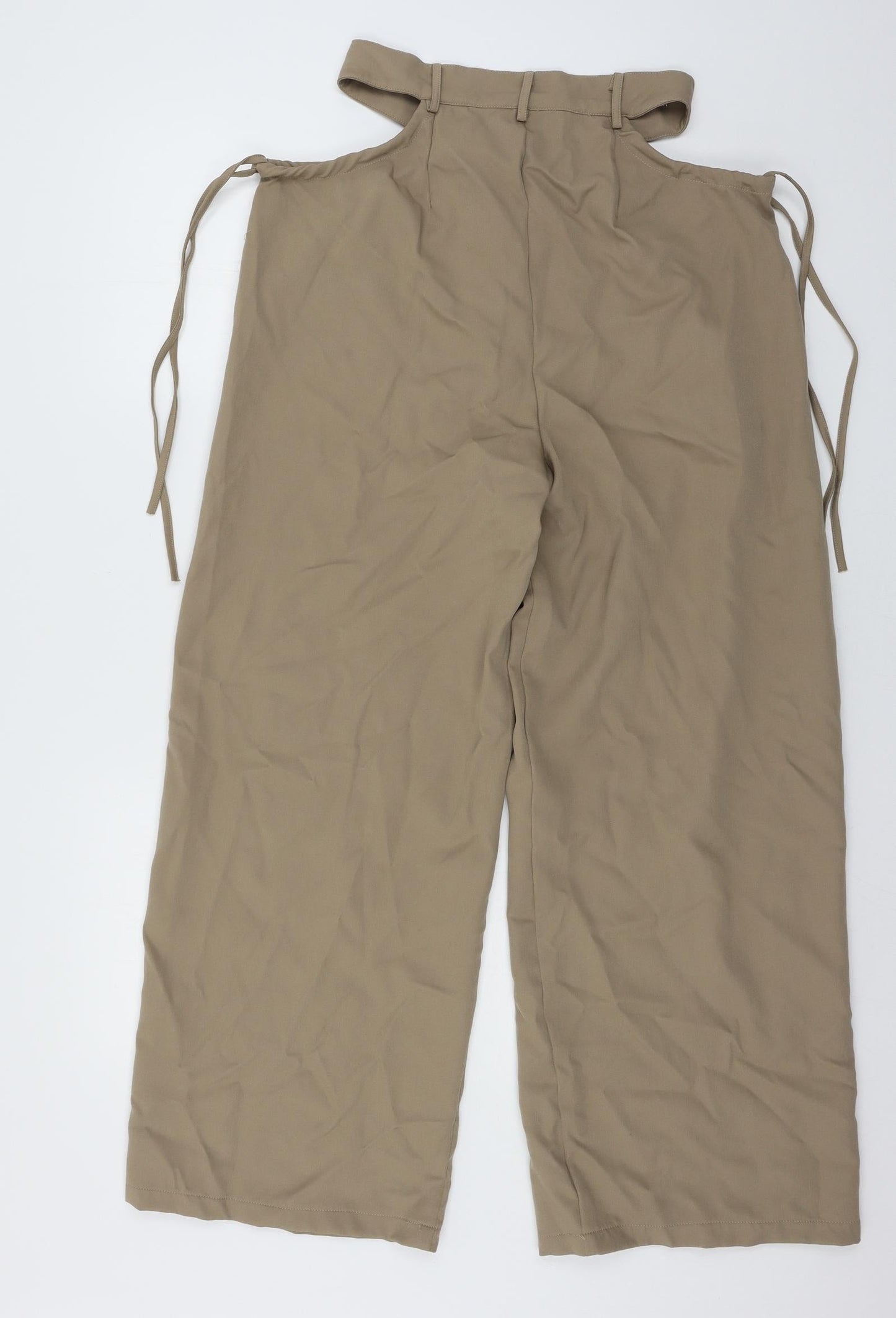 Preworn Womens Brown   Trousers  Size 26 in L27 in - Cut out sides
