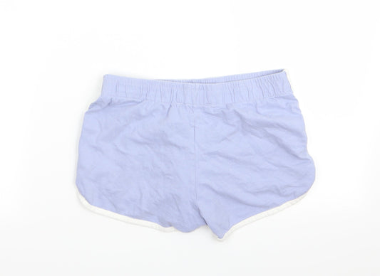 prmark Womens Blue Solid  Cami Pyjama Pants Size 4  - shorts