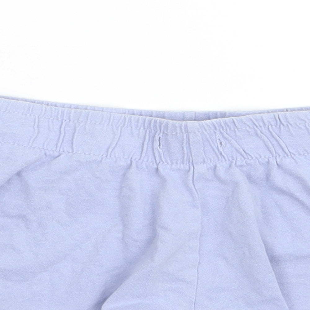 prmark Womens Blue Solid  Cami Pyjama Pants Size 4  - shorts