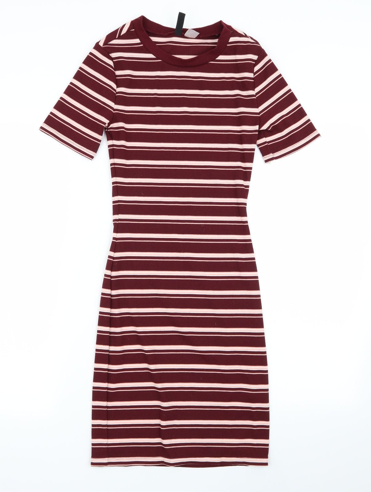 H&M Womens Multicoloured Striped  Pencil Dress  Size 4