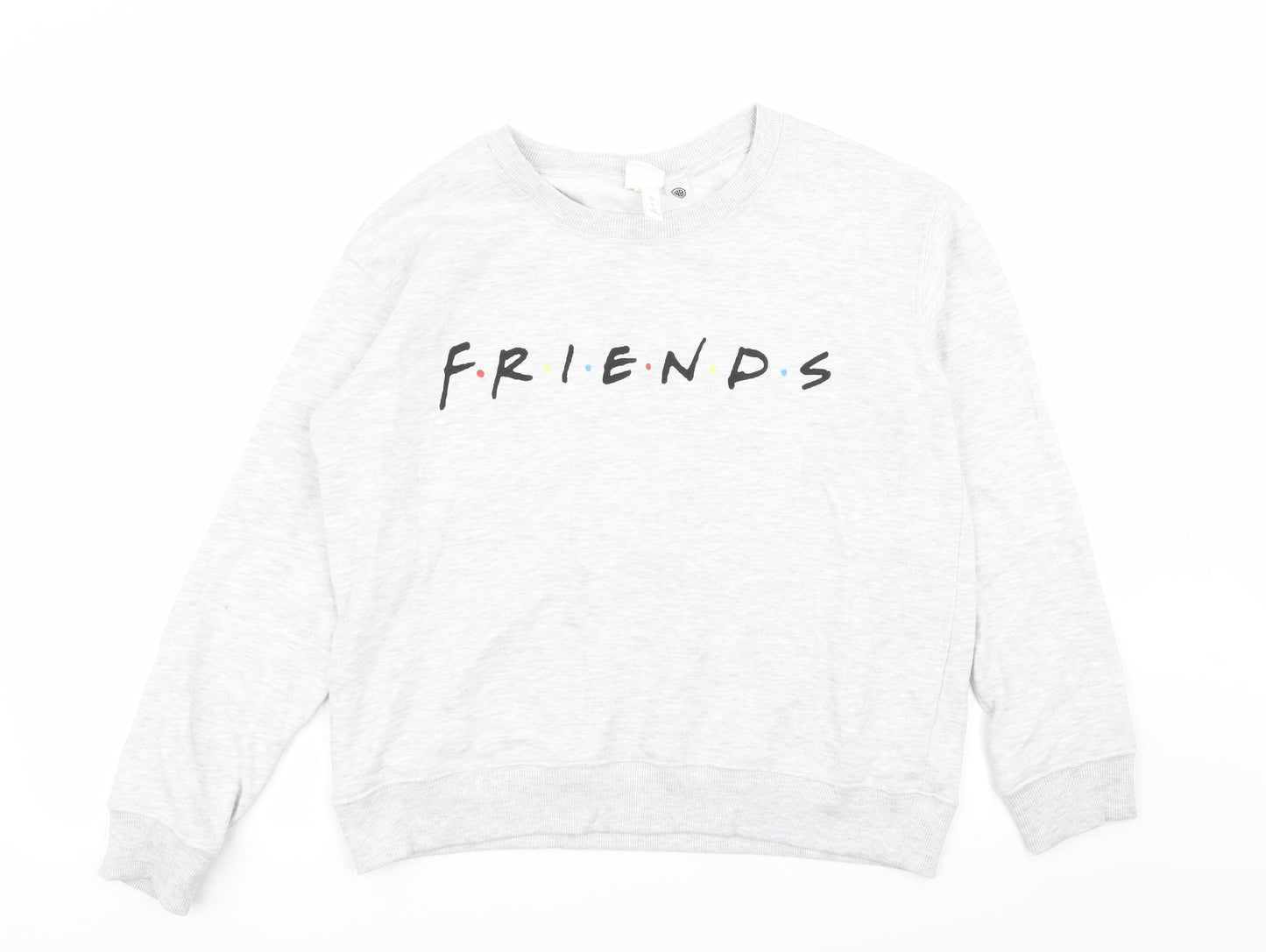 H&M Womens Grey   Pullover Jumper Size S  - friends