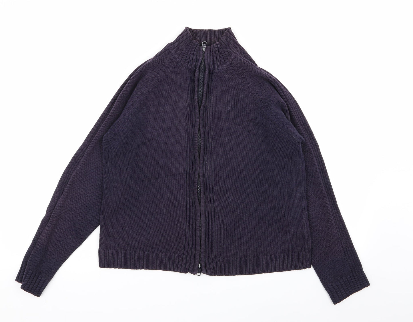 Essentials Womens Blue   Full Zip Jumper Size 16