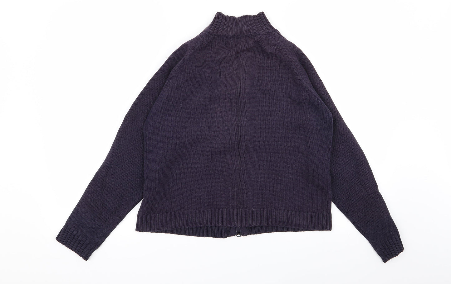 Essentials Womens Blue   Full Zip Jumper Size 16