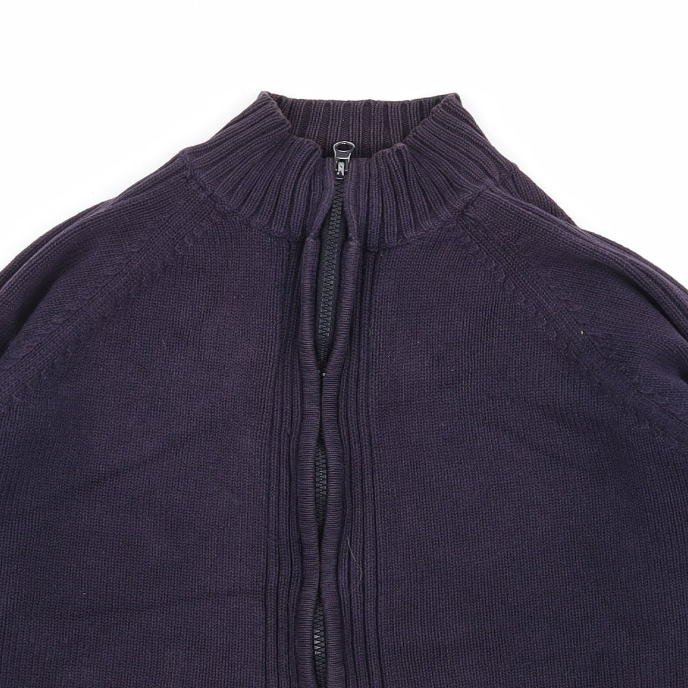 Essentials Womens Blue   Full Zip Jumper Size 16