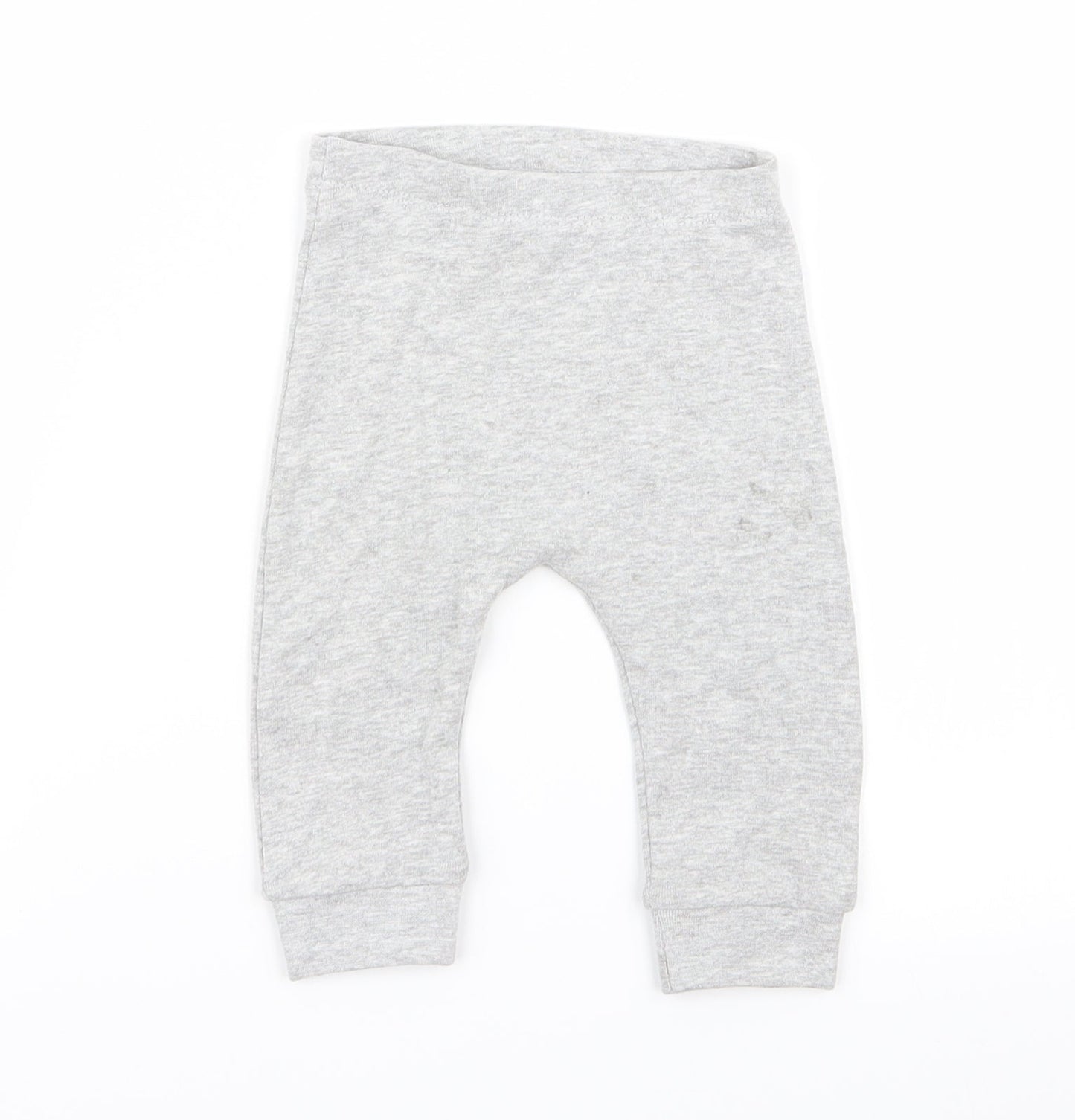 Matalan Girls Grey   Jogger Trousers Size 3-6 Months  - leggings