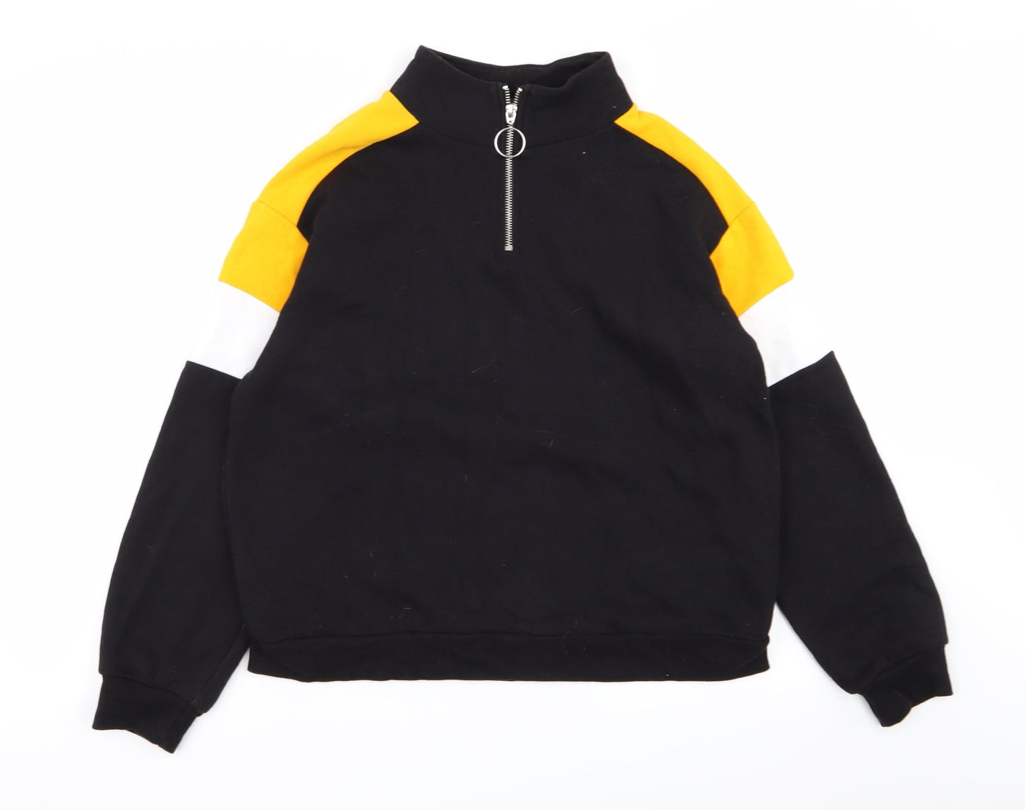 Divided by H&M Womens Black Striped  Pullover Jumper Size S
