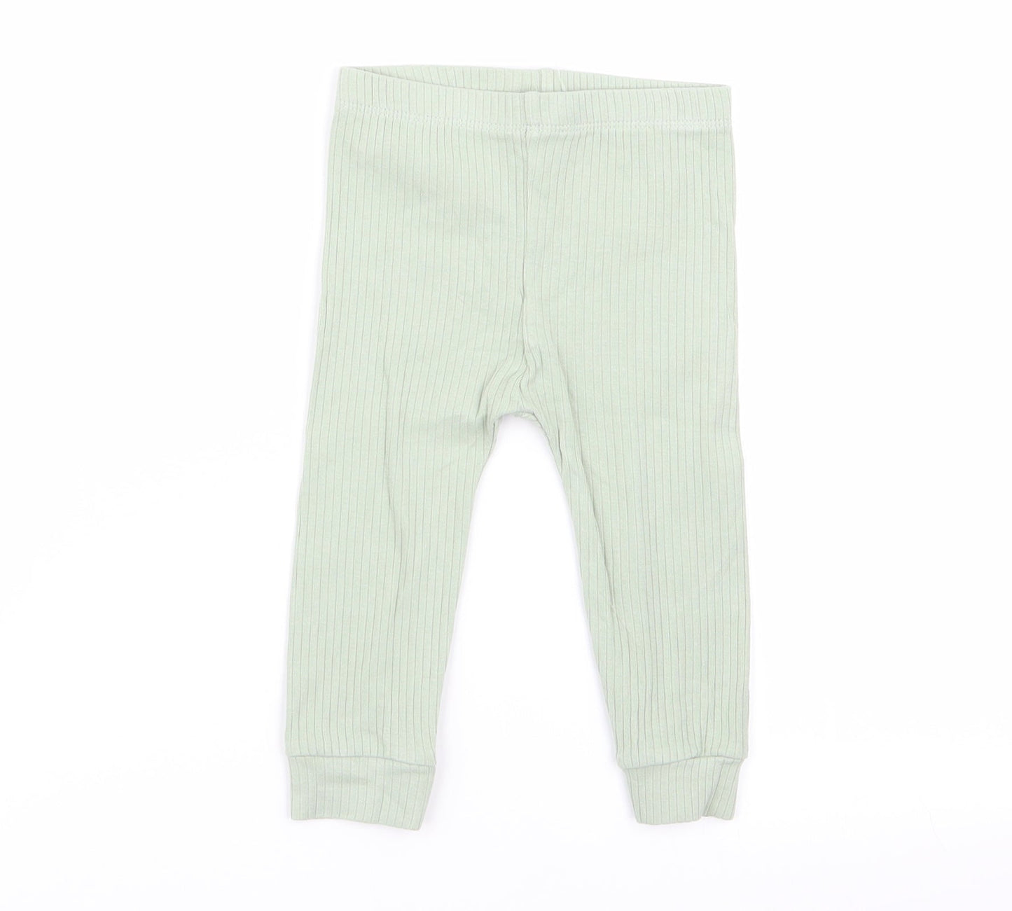 TU Girls Green   Jogger Trousers Size 6-9 Months  - leggings