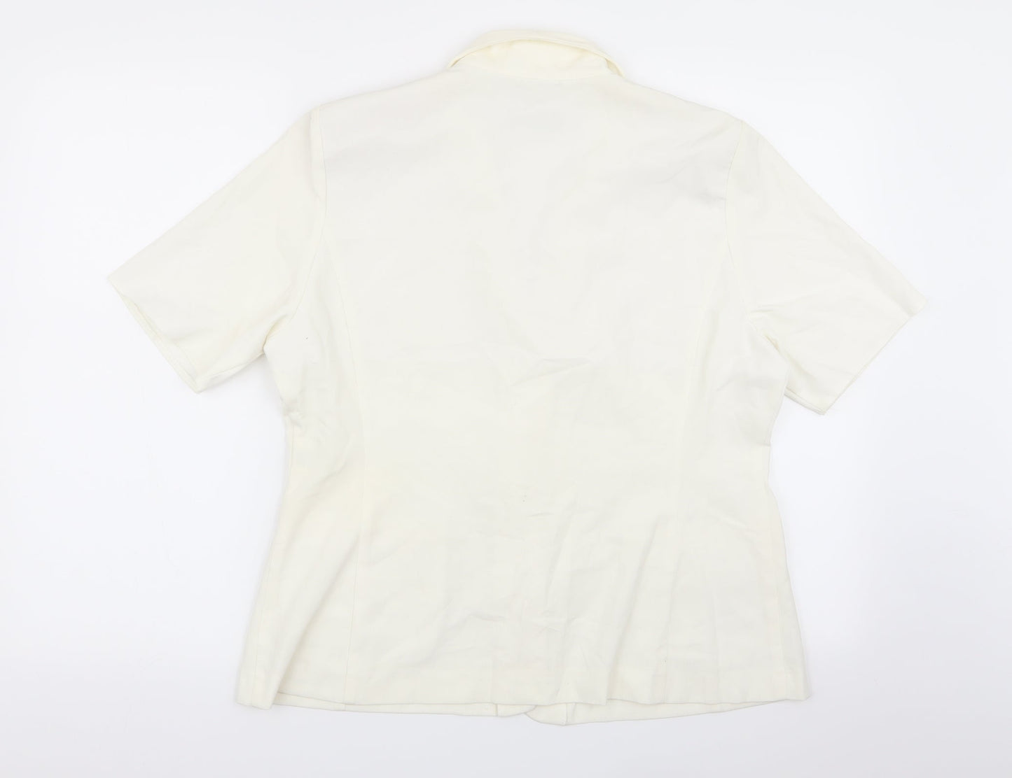 Dorothy Perkins Womens White   Jacket Blazer Size 16