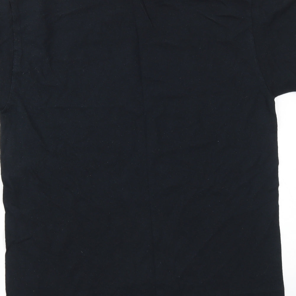 Gildan Mens Black    T-Shirt Size M