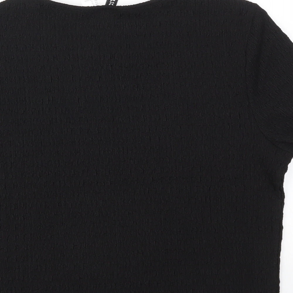 H&M Womens Black   Basic T-Shirt Size L