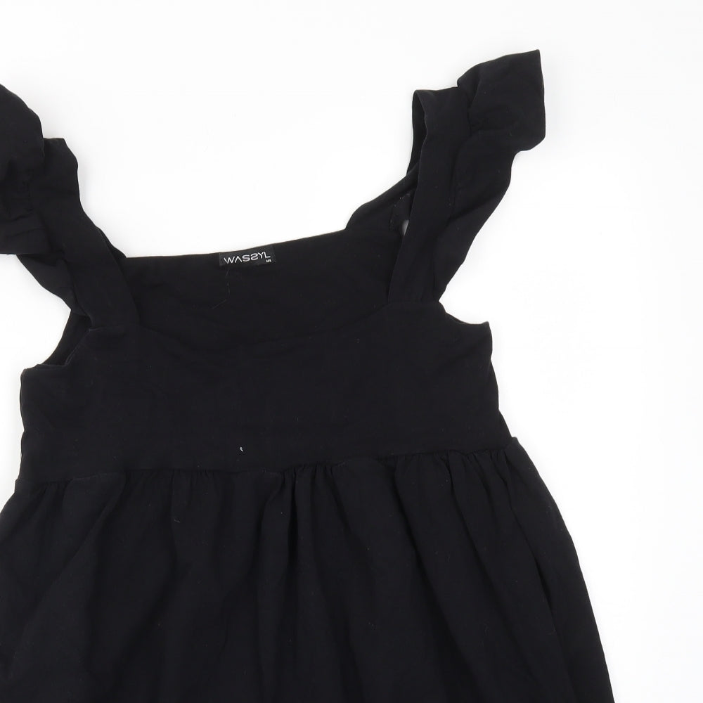 WASAYL Womens Black   Fit & Flare  Size M