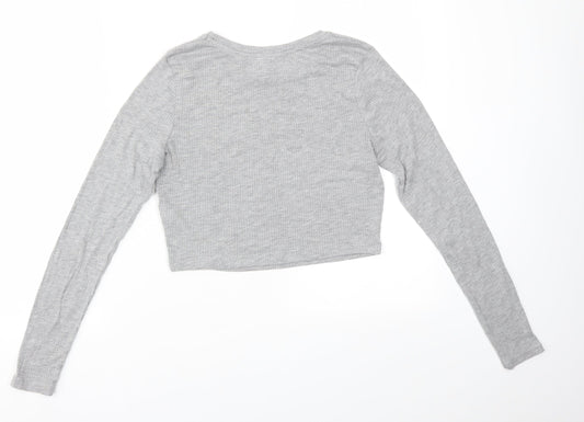 New Look Womens Grey   Basic T-Shirt Size 10