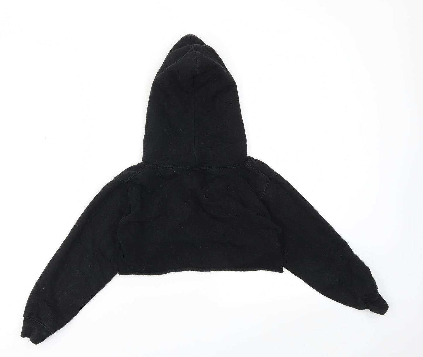 JUSTHOODS Girls Black   Pullover Jumper Size 7-8 Years