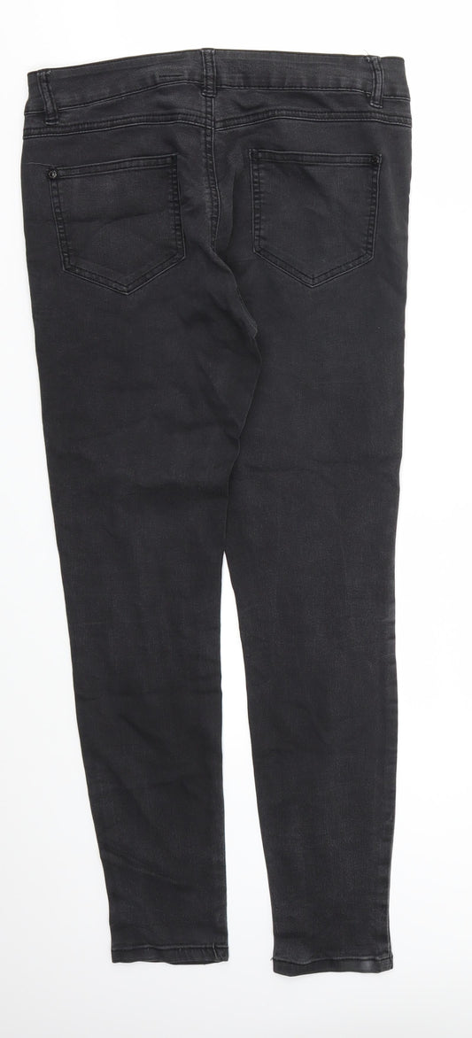 YESYES Womens Black   Skinny Jeans Size 10 L29 in