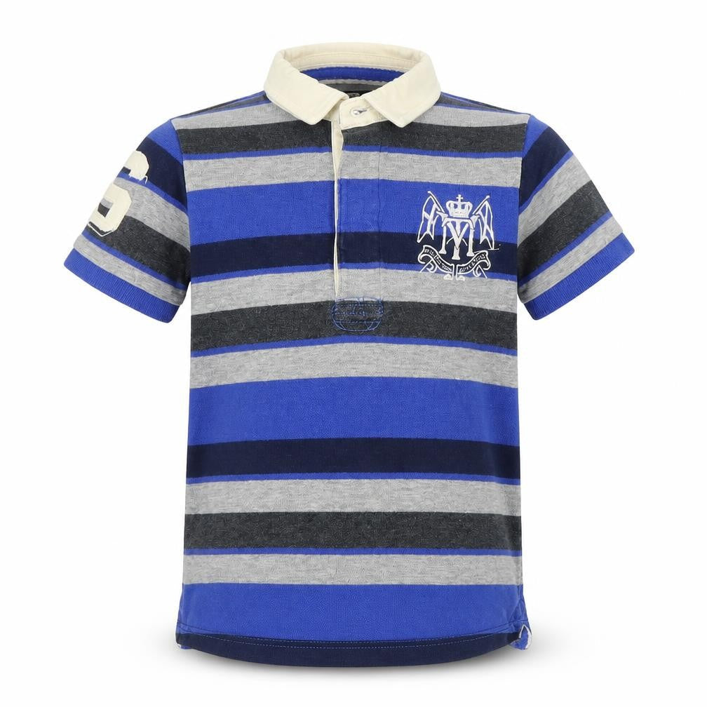 NEXT Boys Black Striped  Basic Polo Size 3 Years