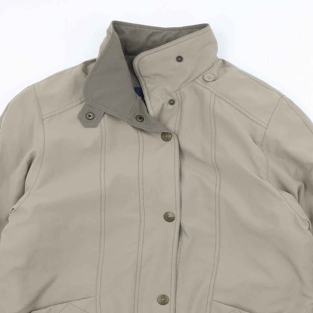 telemac Womens Brown   Overcoat Jacket Size M
