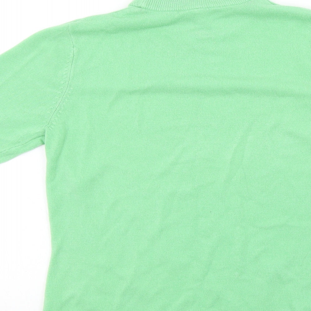 BHS Womens Green   Pullover Jumper Size 10