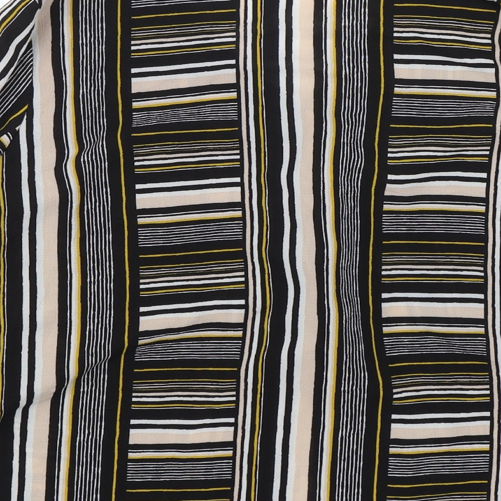 Papaya Womens Multicoloured Striped  Basic Blouse Size 10