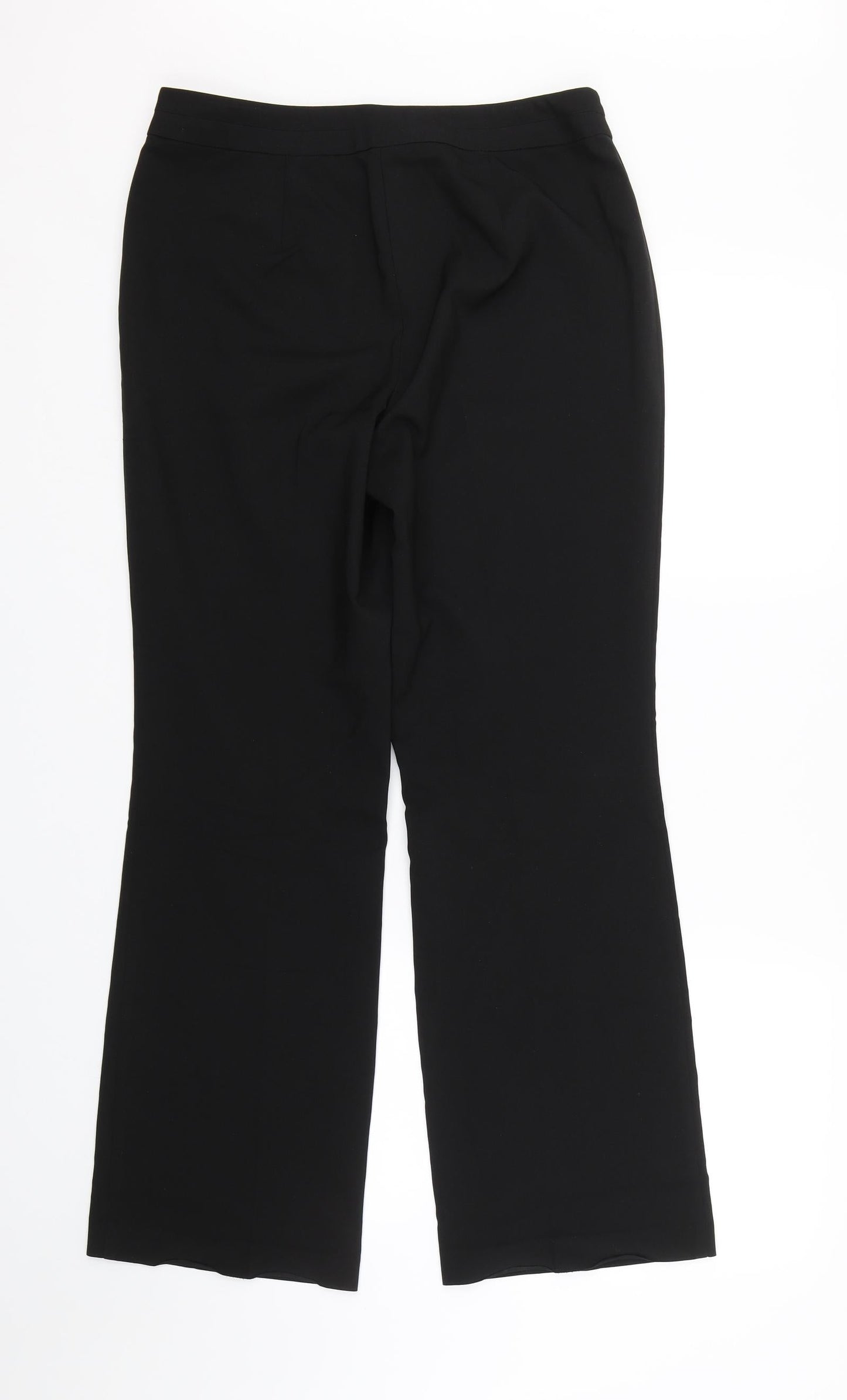 Papaya Womens Black   Trousers  Size 10 L27 in