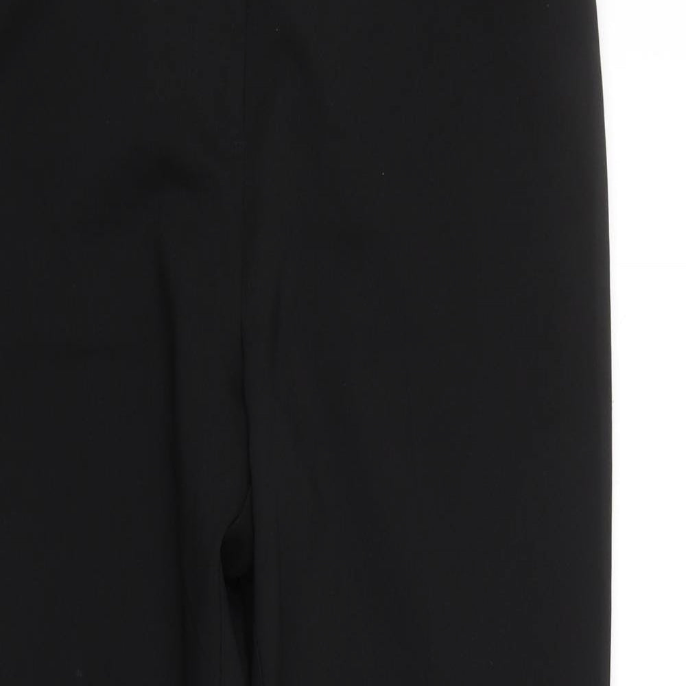 Papaya Womens Black   Trousers  Size 10 L27 in
