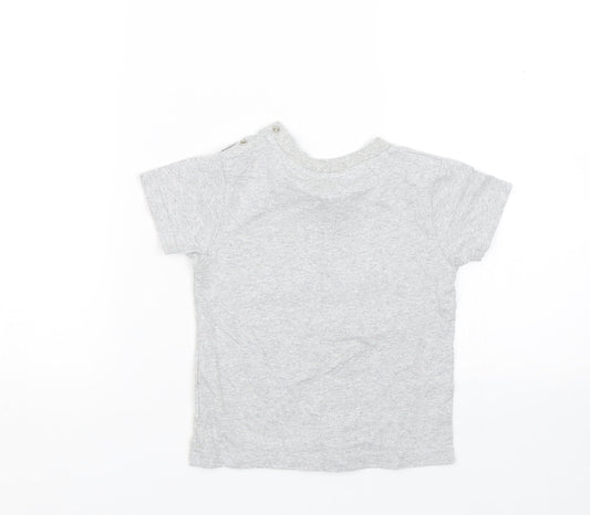 Nutmeg Boys Grey   Basic T-Shirt Size 2-3 Years