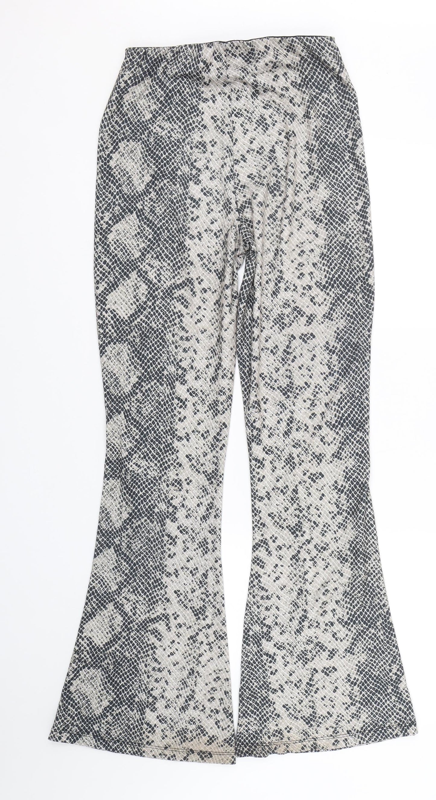 Reclaimed Vintage Womens Beige Animal Print  Capri Leggings Size 8 L30 in