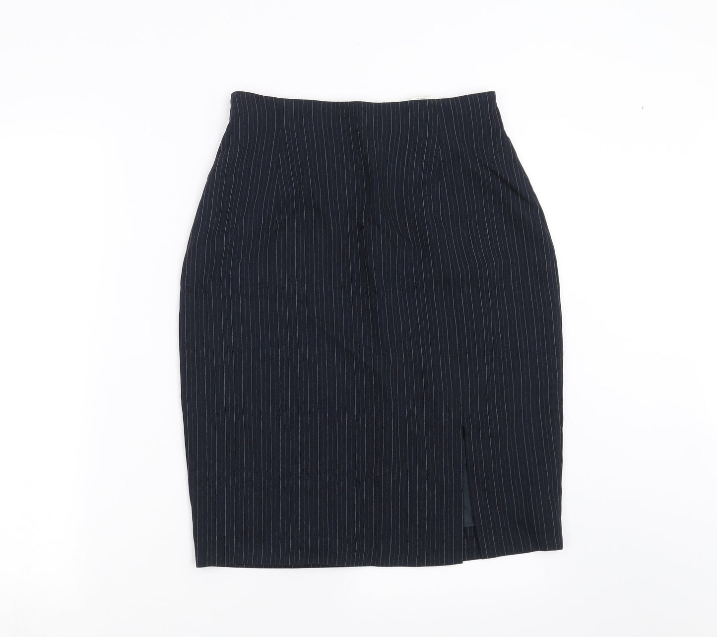 Richards  Womens Blue Striped  Straight & Pencil Skirt Size 12