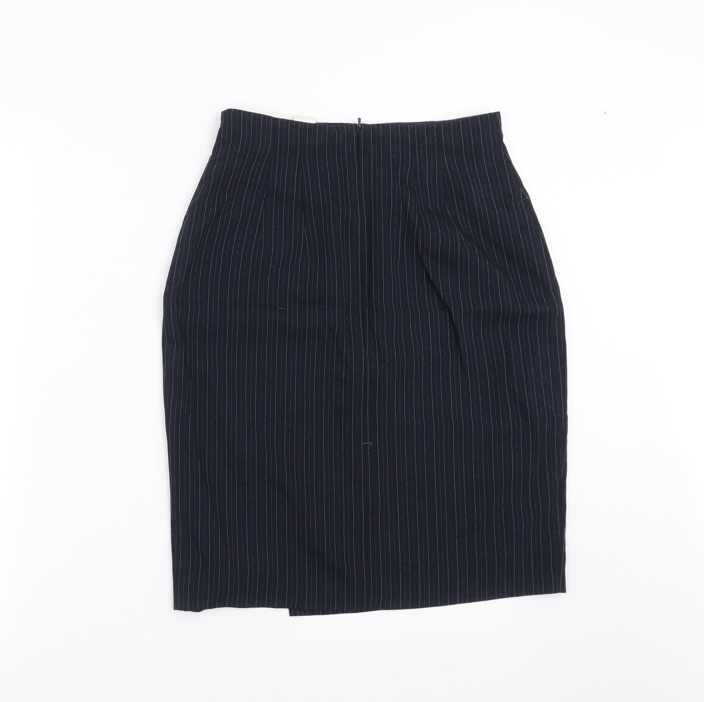 Richards  Womens Blue Striped  Straight & Pencil Skirt Size 12